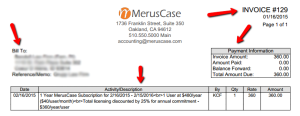 Follow the header format to populate your invoices correctly.